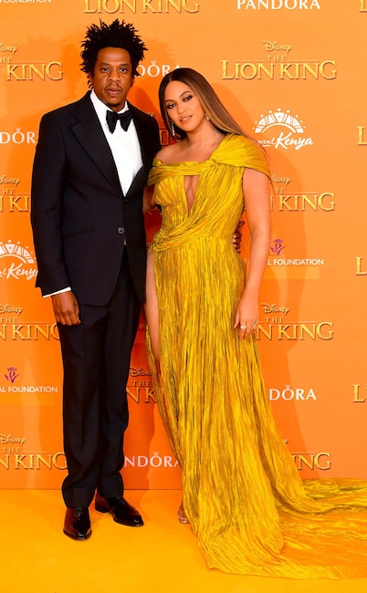 Beyonce, Jay-Z, The Lion King London Premiere
